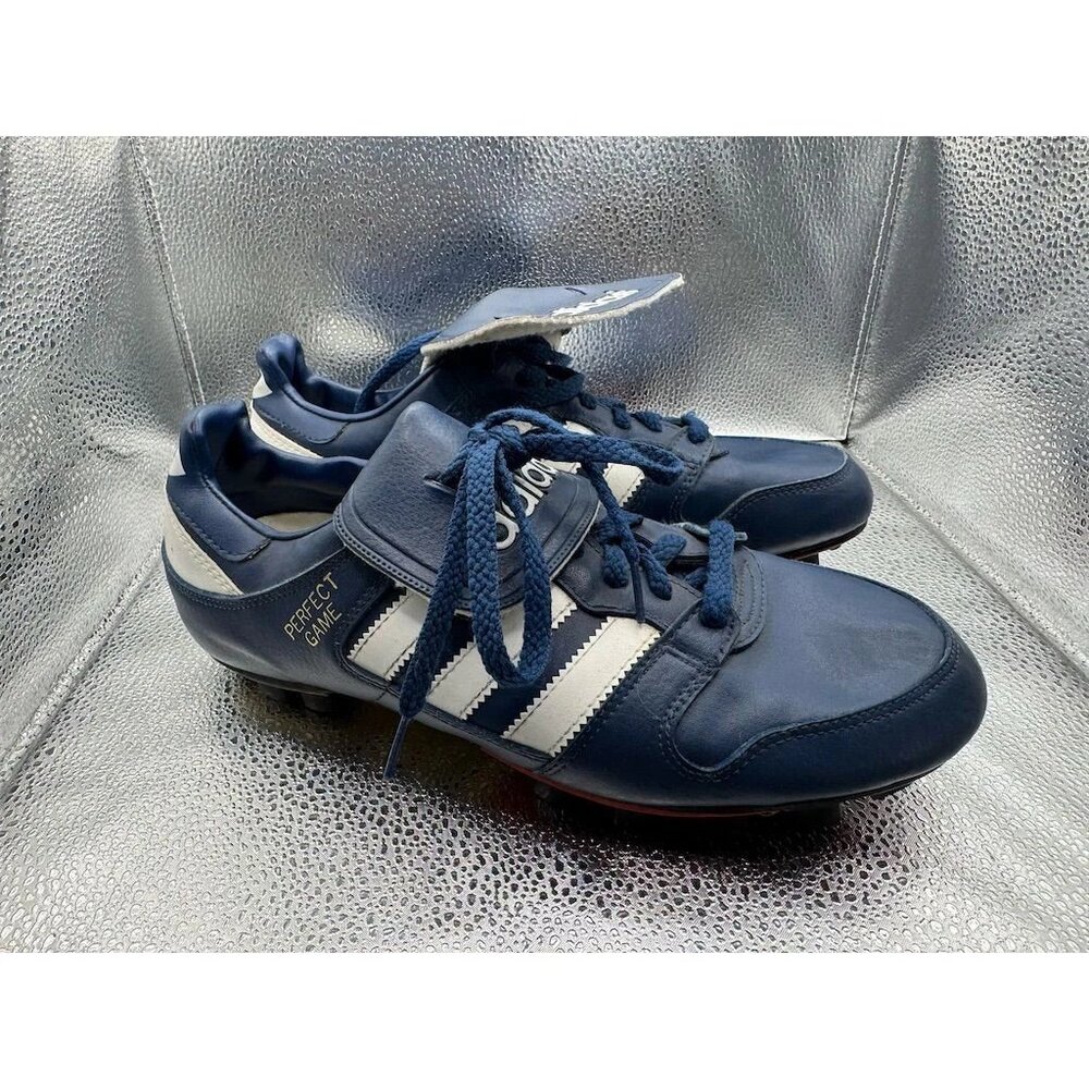Size 7.5 Adidas 7406 X-TRX SG Football Boots‎ Mens Blue Good Vintage Cleats